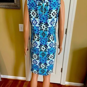 Talbots Irish Linen Lime Green Sleeveless Midi Dress Size 14 Easter Spring